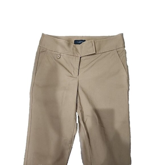 Talbots Modern Dress Pants Brown Stretch Mid-rise Women's 8 - Picture 2 of 8